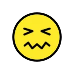 Confounded Face SVG Icon